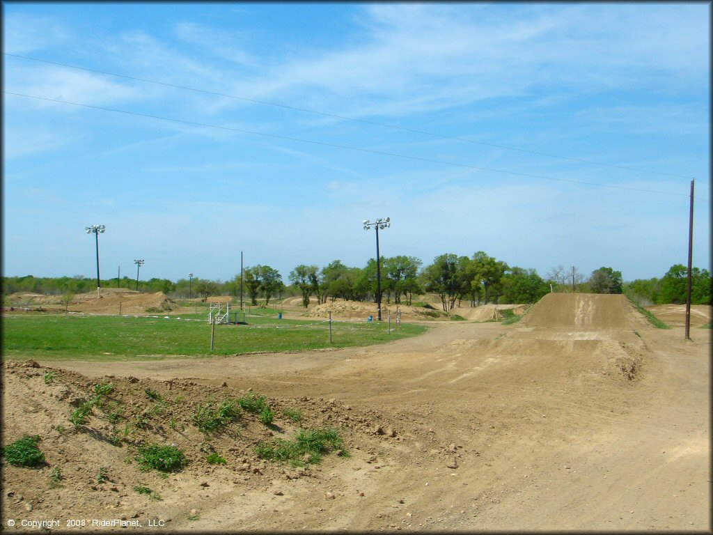 Example of terrain at Lone Star MX OHV Area