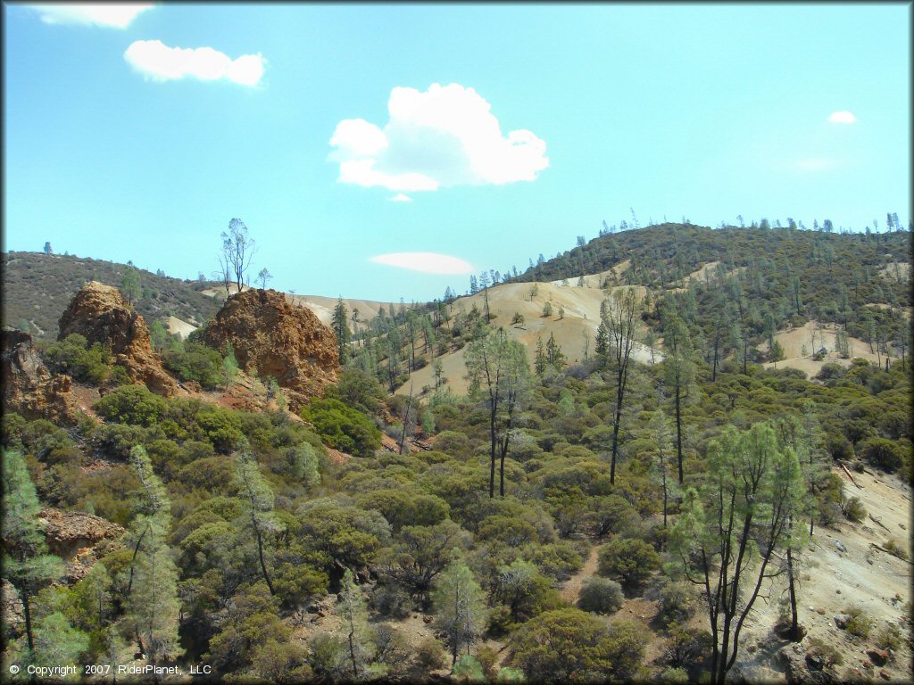 Scenic view at Clear Creek Management Area Trail