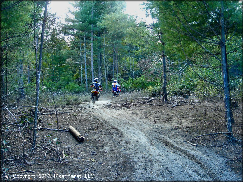 Honda CRF Motorcycle at Hodges Village Dam Trail