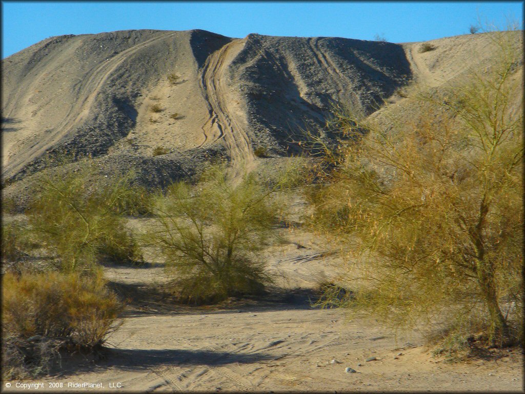 Some terrain at Ehrenberg Sandbowl OHV Area