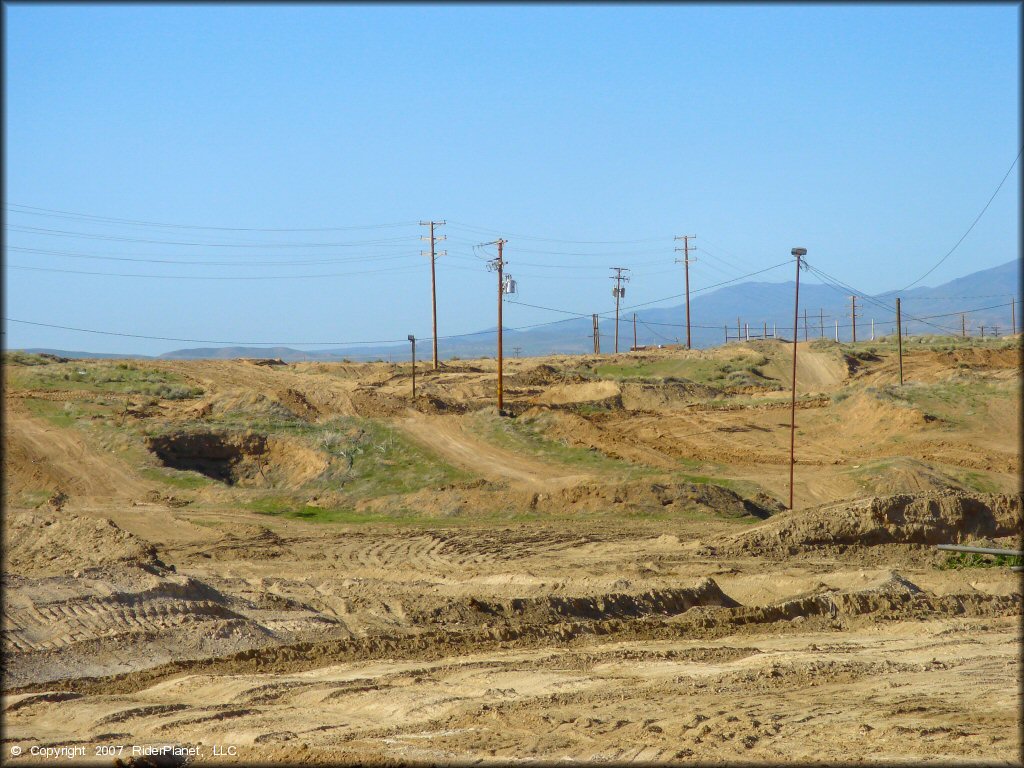 Example of terrain at Carlin MX Track