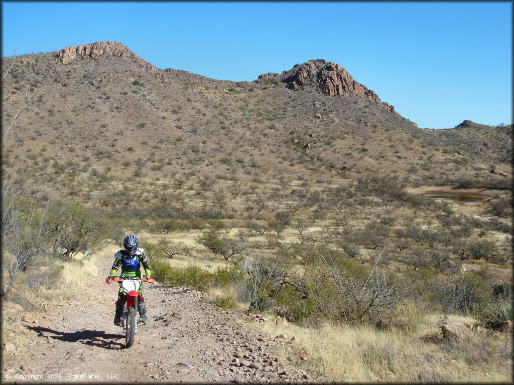 Honda CRF Dirtbike at Red Springs Trail