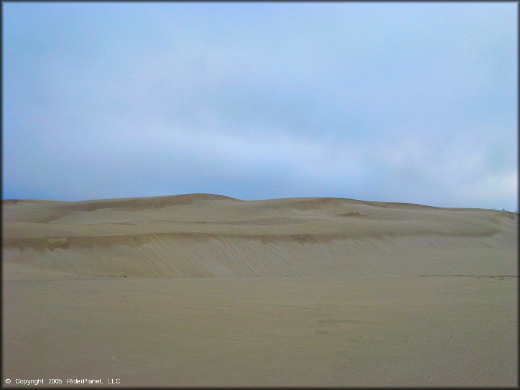 Terrain example at Oregon Dunes NRA - Florence Dune Area