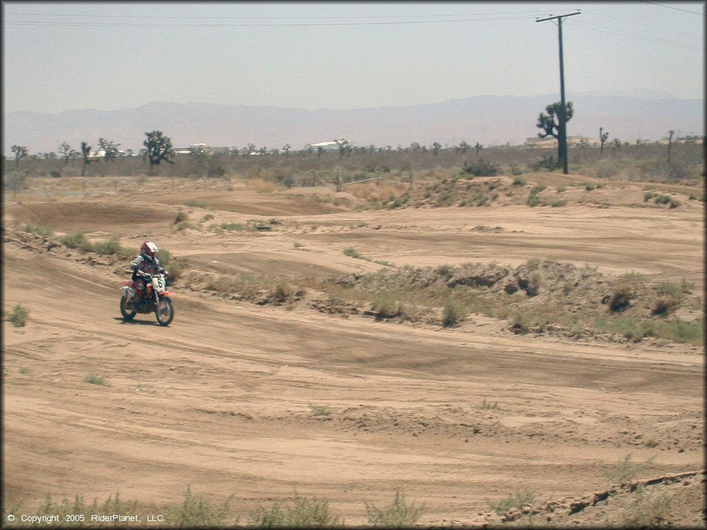 Honda CRF Dirtbike at Sunrise MX Park Track