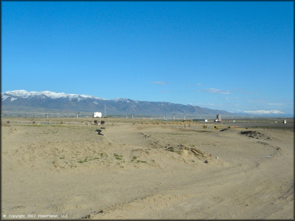 A trail at Winnemucca Regional Raceway Track