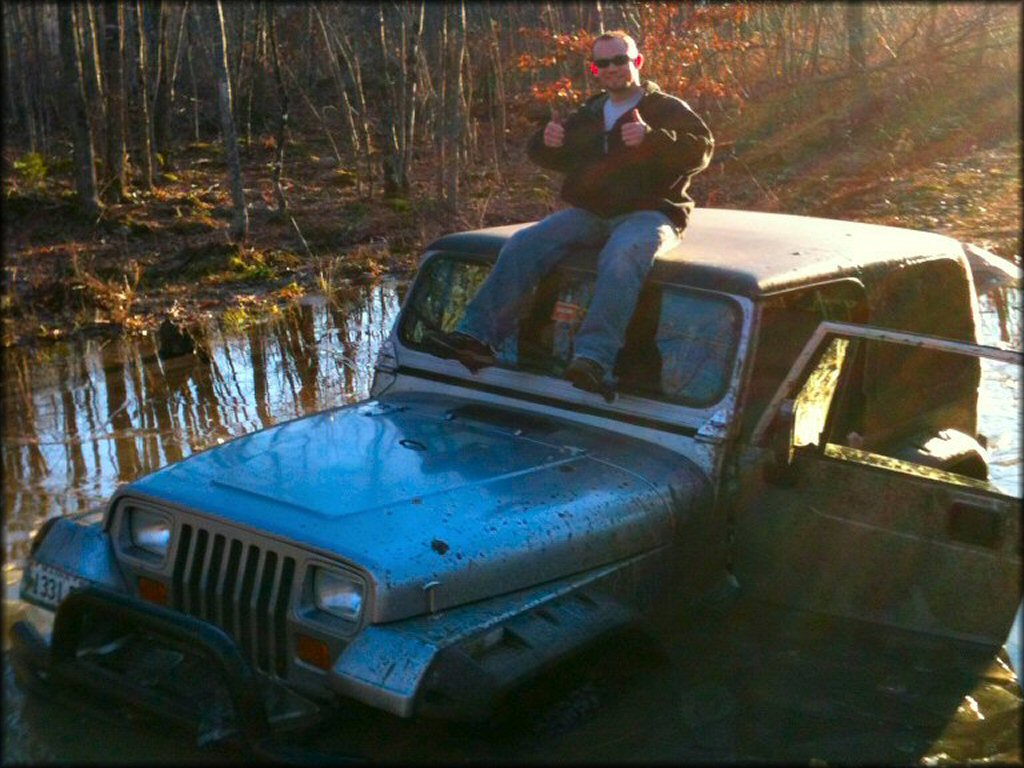 jeep at All Wheels Off-Road Park Trail