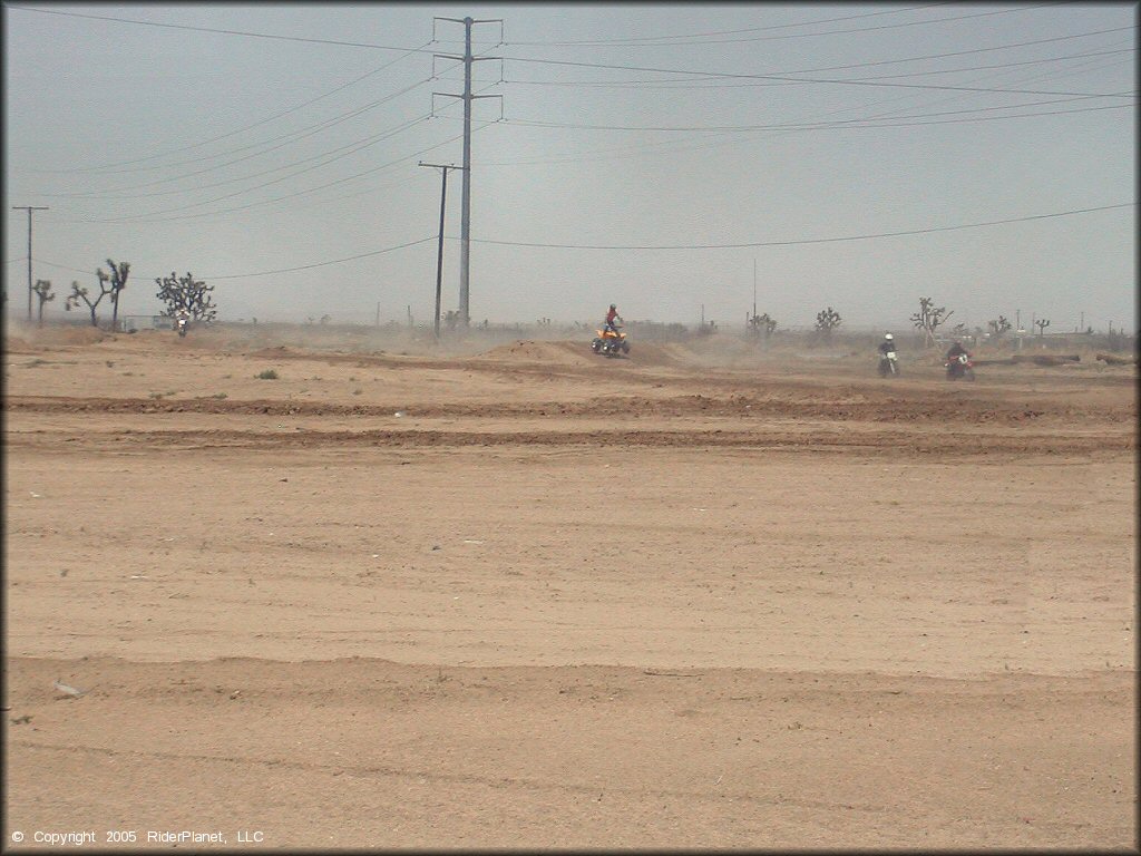 Motorcycle at Sunrise MX Park Track