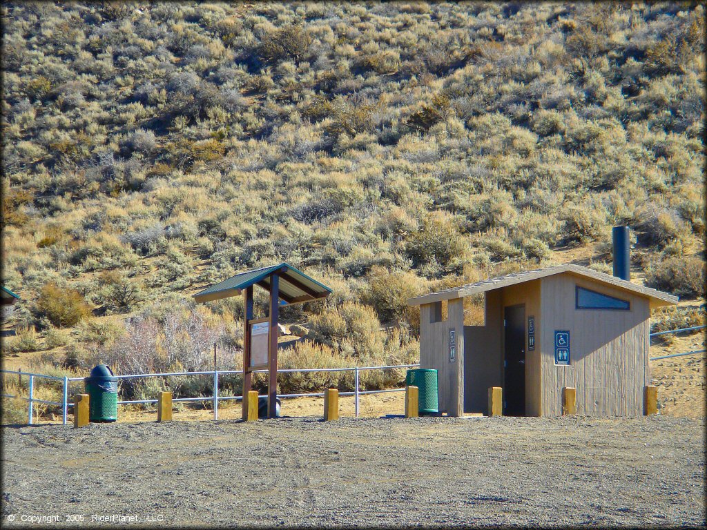 Amenities example at Washoe Valley Jumbo Grade OHV Area