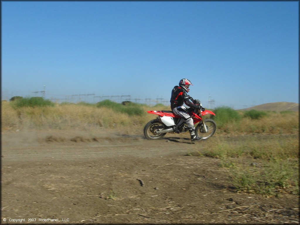 Honda CRF Trail Bike at Jasper Sears OHV Area Trail