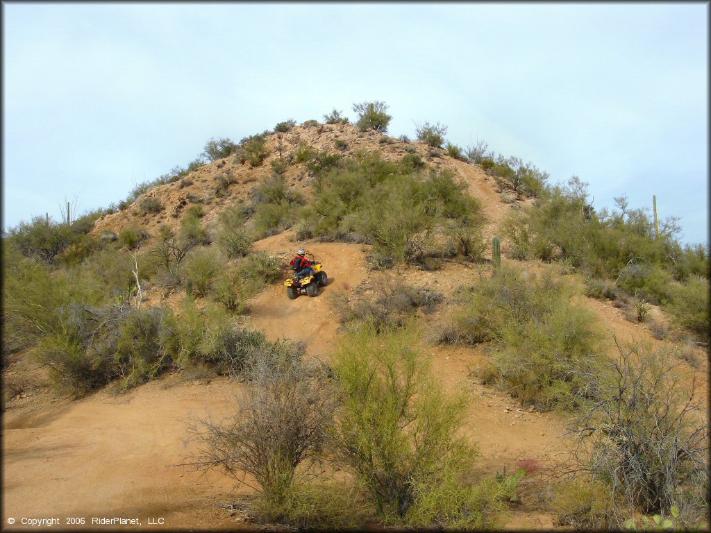 OHV at Four Peaks Trail