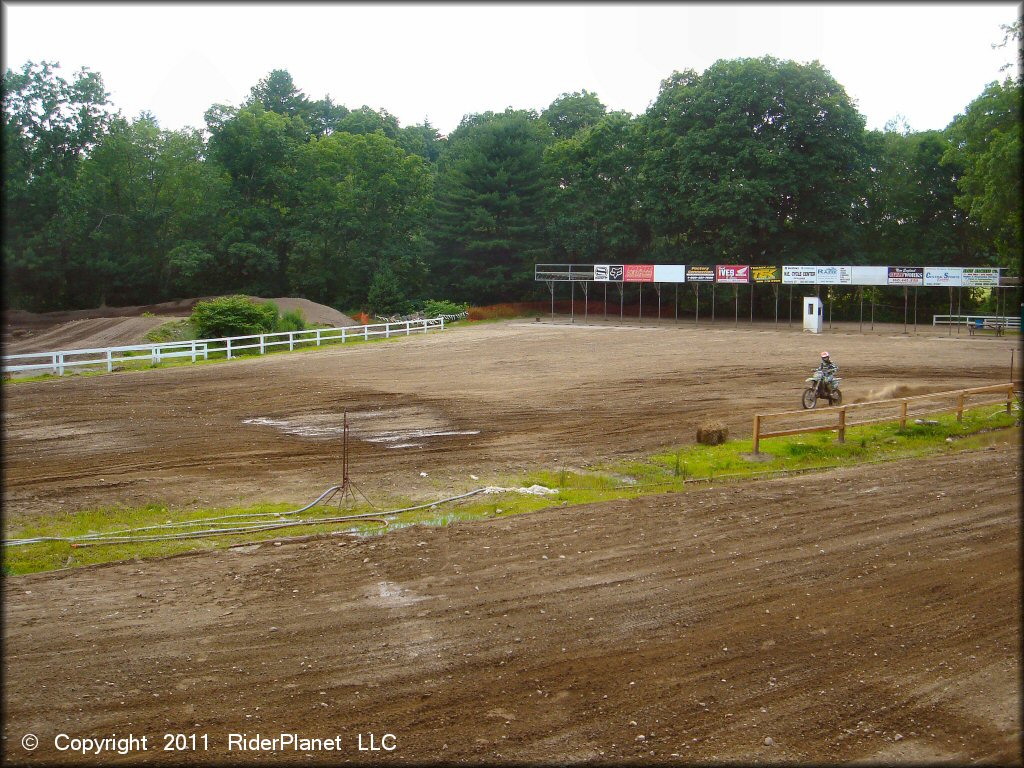 Kawasaki KX Dirt Bike at Central Cycle Club Inc Track