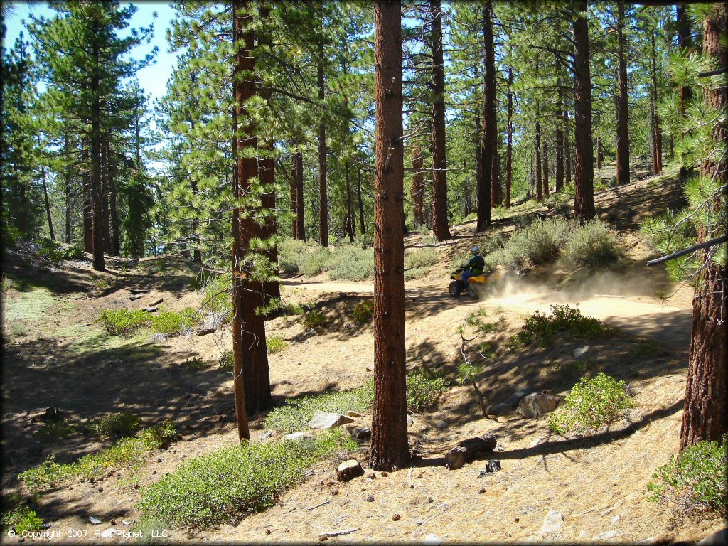 Honda ATV at South Camp Peak Loop Trail