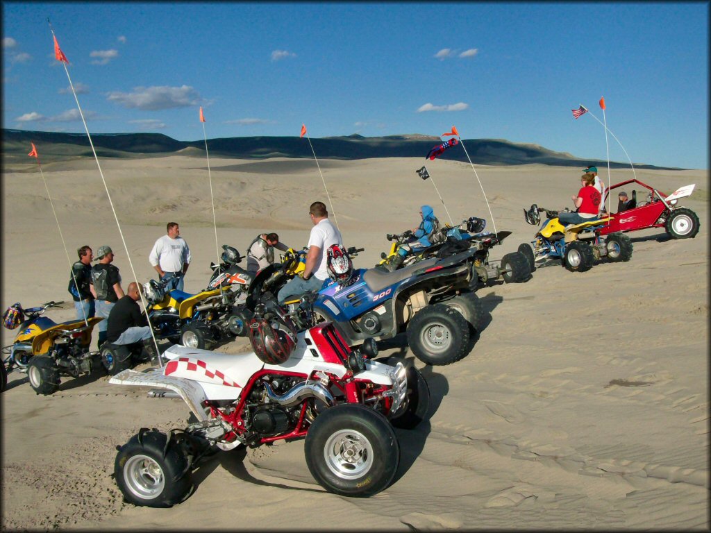 OHV at Killpecker Sand Dunes Dune Area