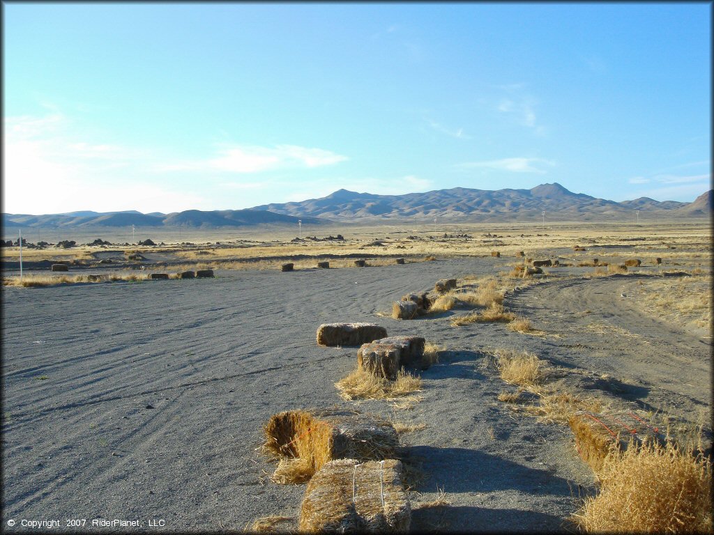 A trail at Lovelock MX OHV Area