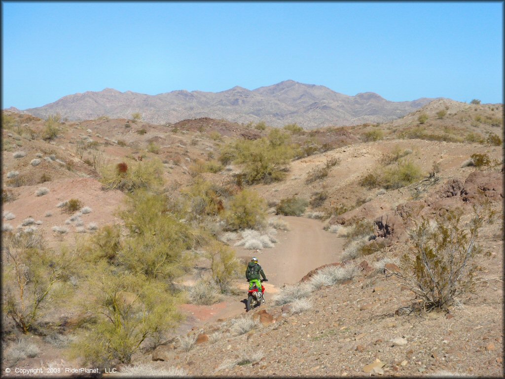 Honda CRF Motorbike at Standard Wash Trail