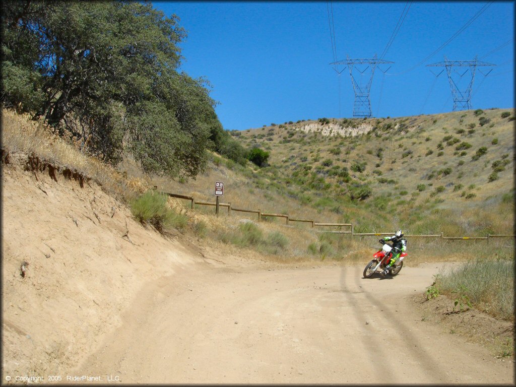Honda CRF Trail Bike at Hungry Valley SVRA OHV Area