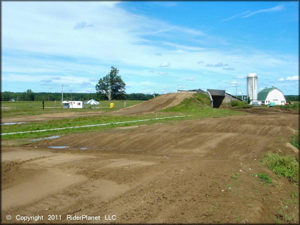 Example of terrain at Thornwood MX Track