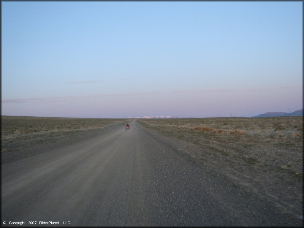 RV Trailer Staging Area and Camping at Blue Mountain Trail