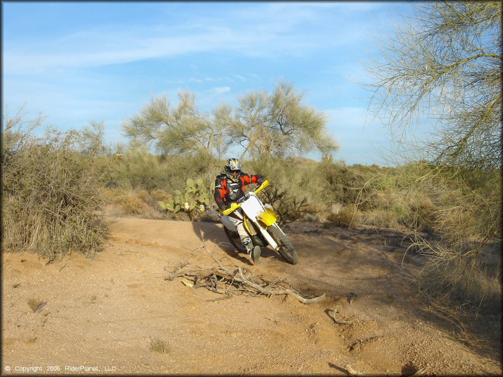 OHV at Desert Vista OHV Area Trail