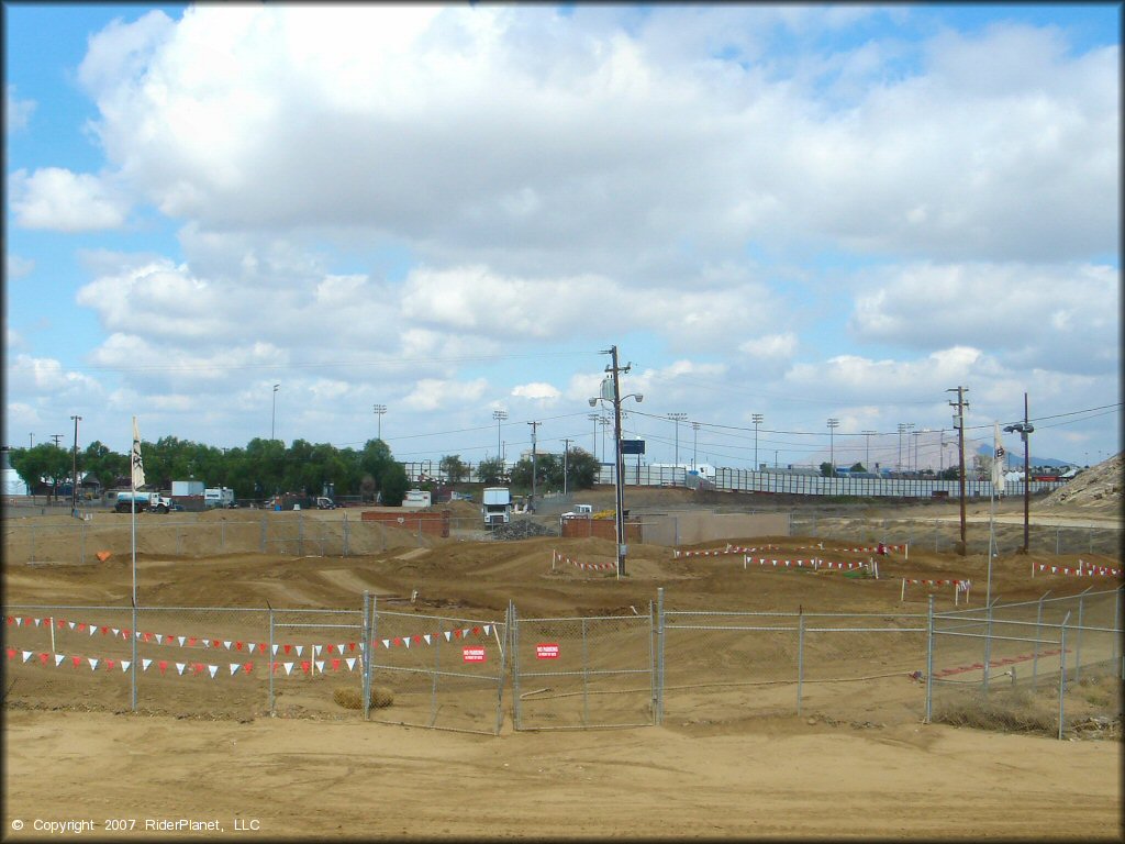 A trail at State Fair MX Track