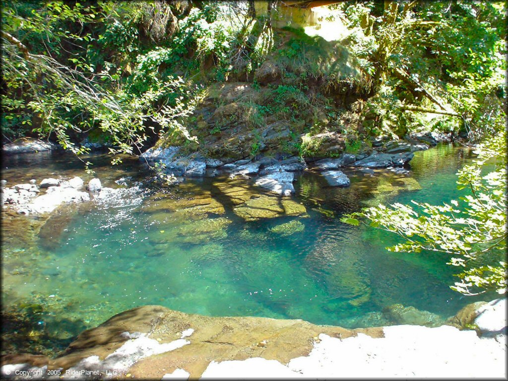 Some amenities at Diamond Mill OHV Area Trail