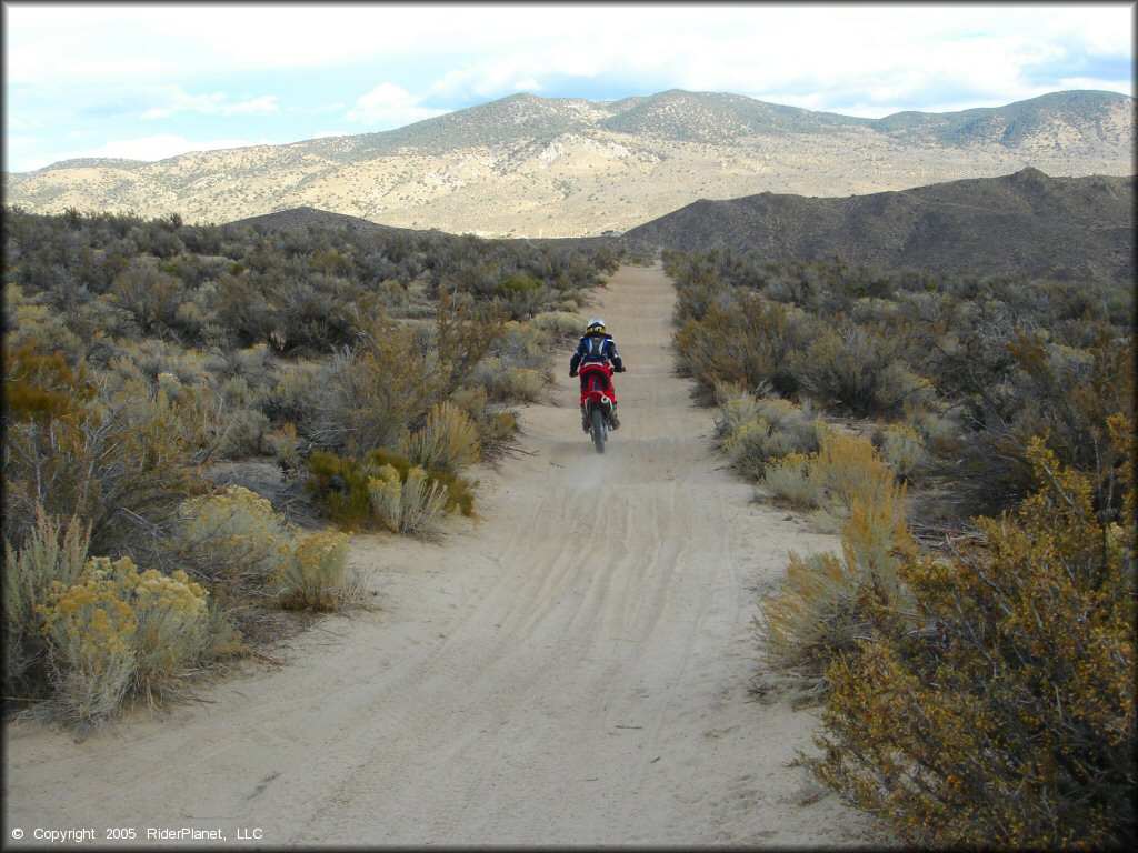 Honda CRF Motorcycle at Prison Hill Recreation Area Trail