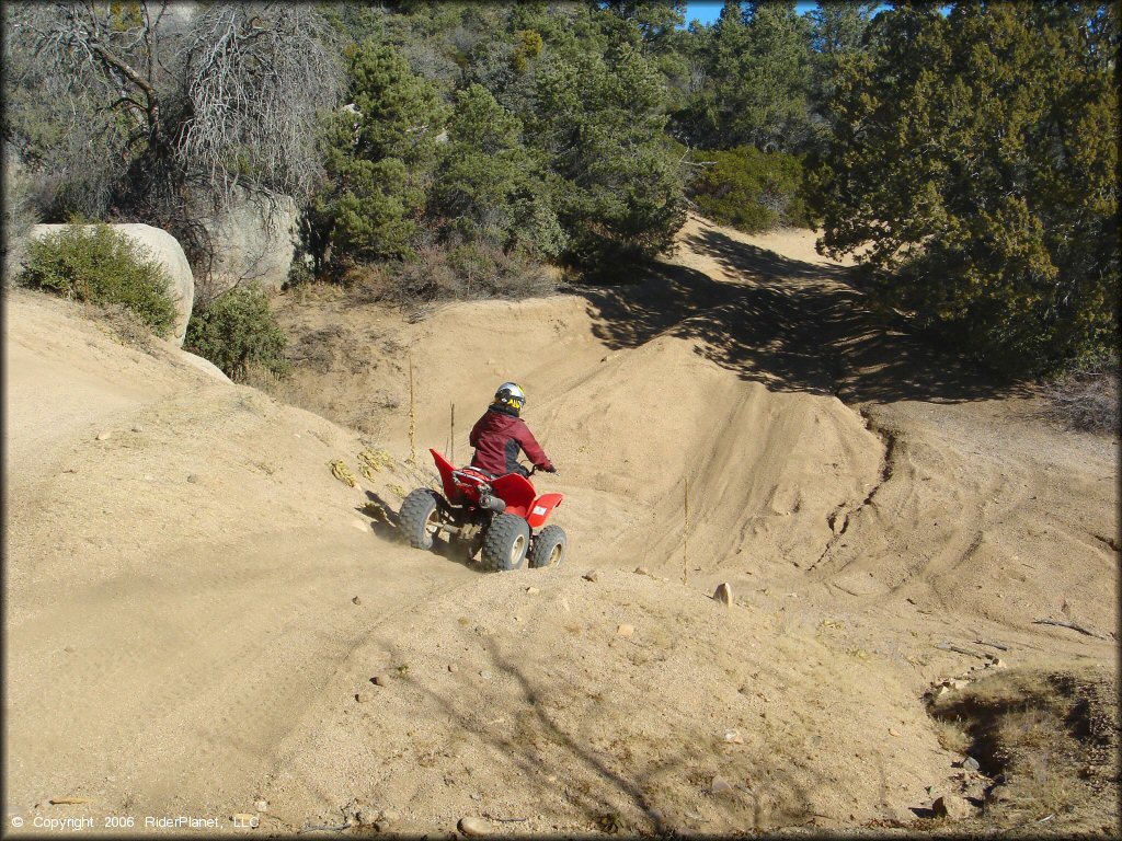 OHV at Alto Pit OHV Area Trail