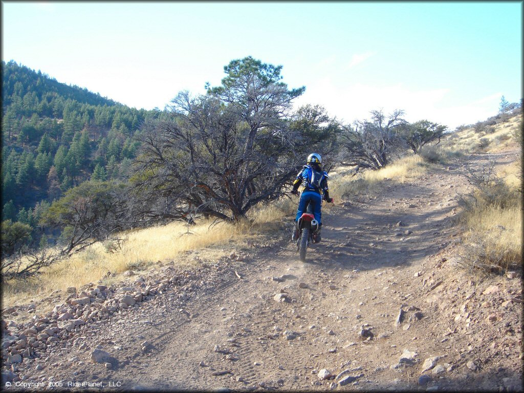 Honda CRF Dirt Bike at Hunter Lake Trail