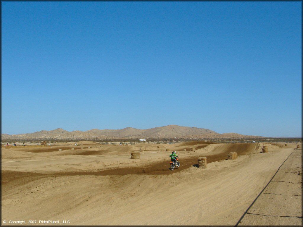 Honda CRF Off-Road Bike at Cal City MX Park OHV Area