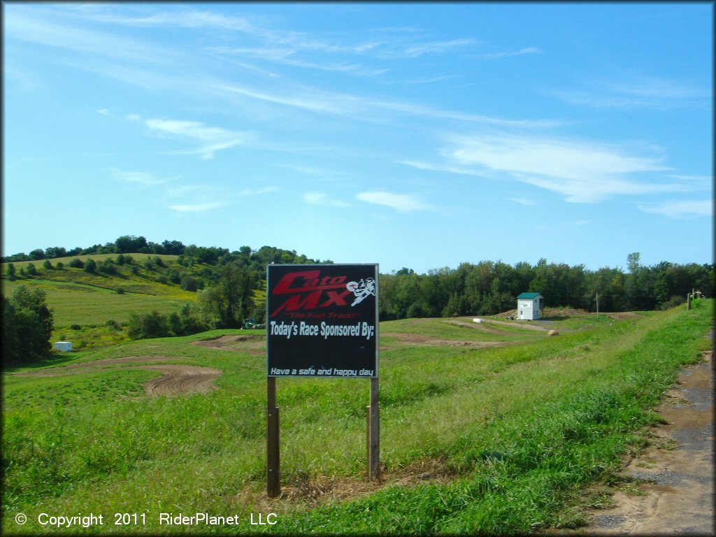 RV Trailer Staging Area and Camping at Cato MX Track