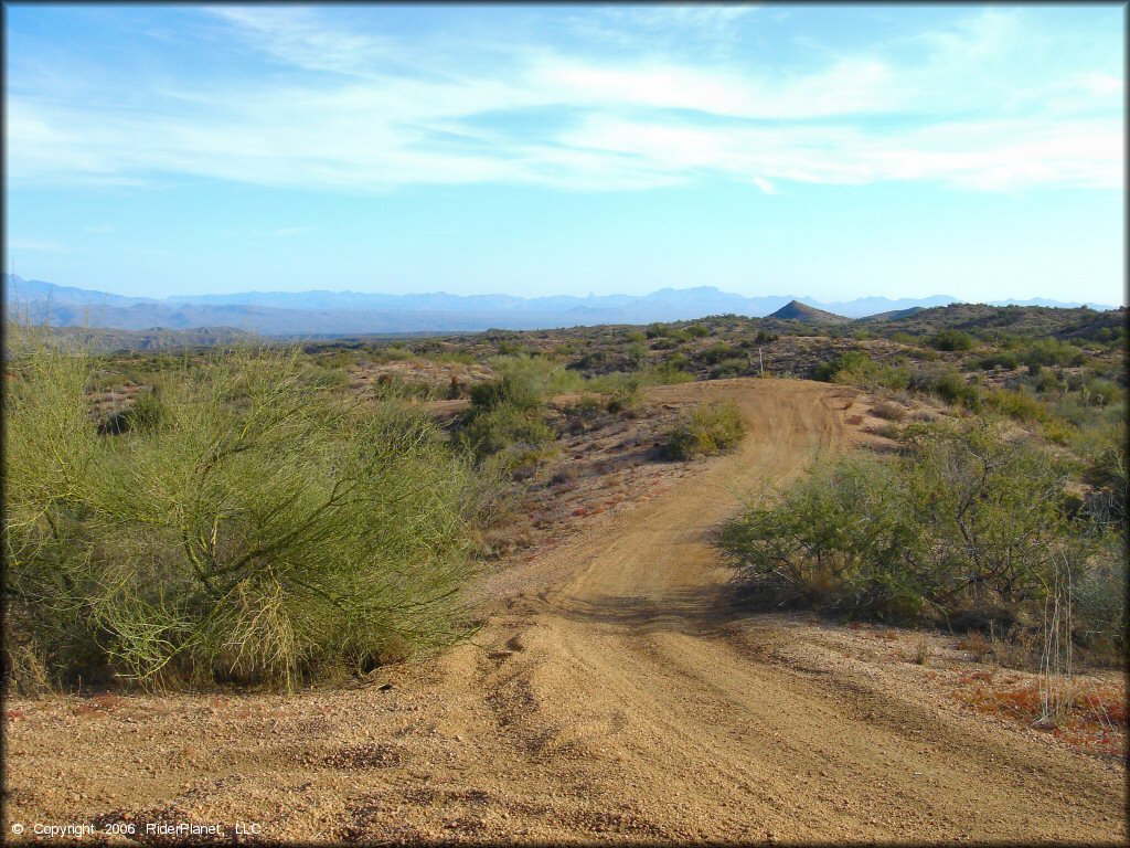 Some terrain at Desert Vista OHV Area Trail