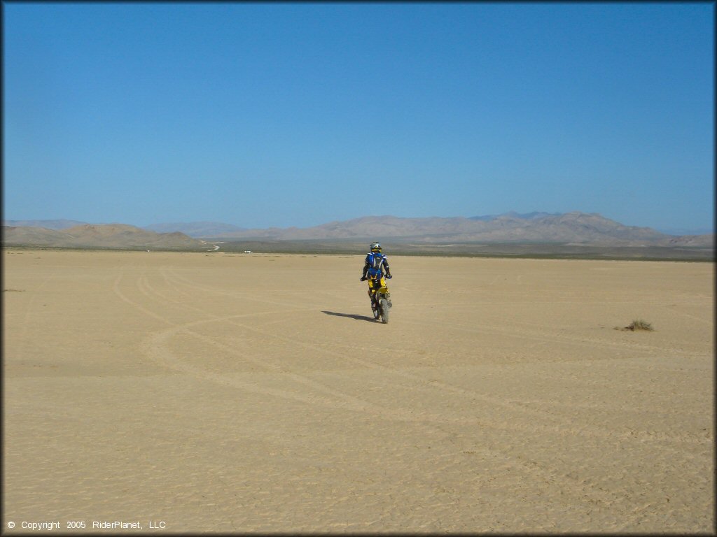 OHV at Jean Roach Dry Lake Bed Trail