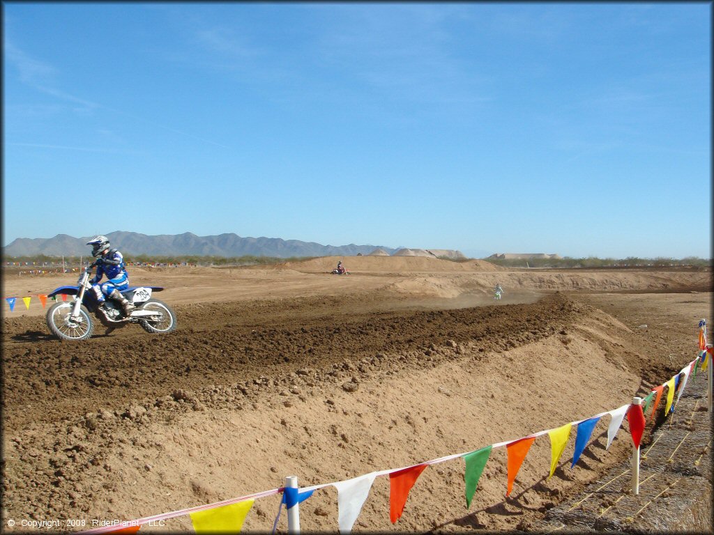 Yamaha YZ Motorcycle at Motoland MX Park Track