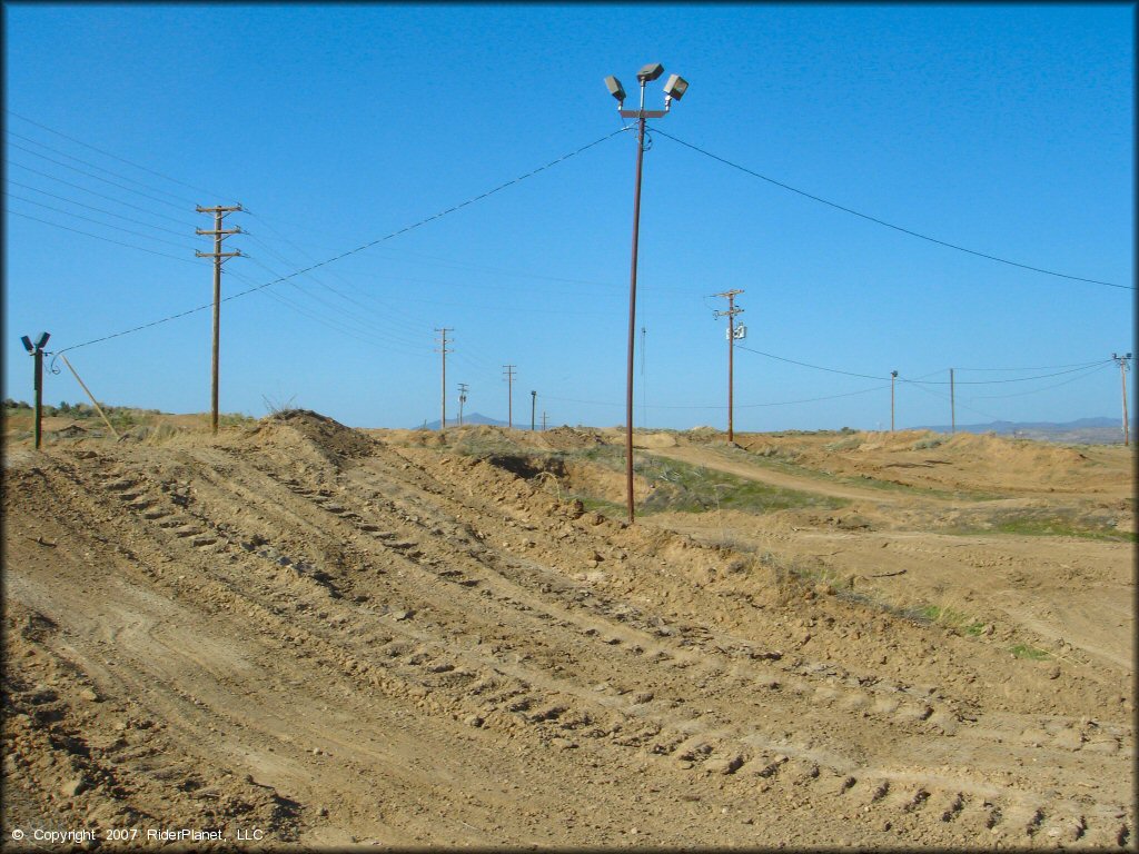 A trail at Carlin MX Track