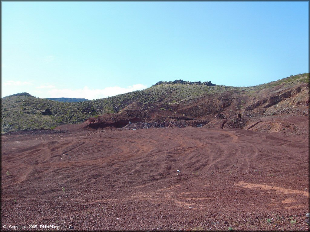 Terrain example at Jean Roach Dry Lake Bed Trail