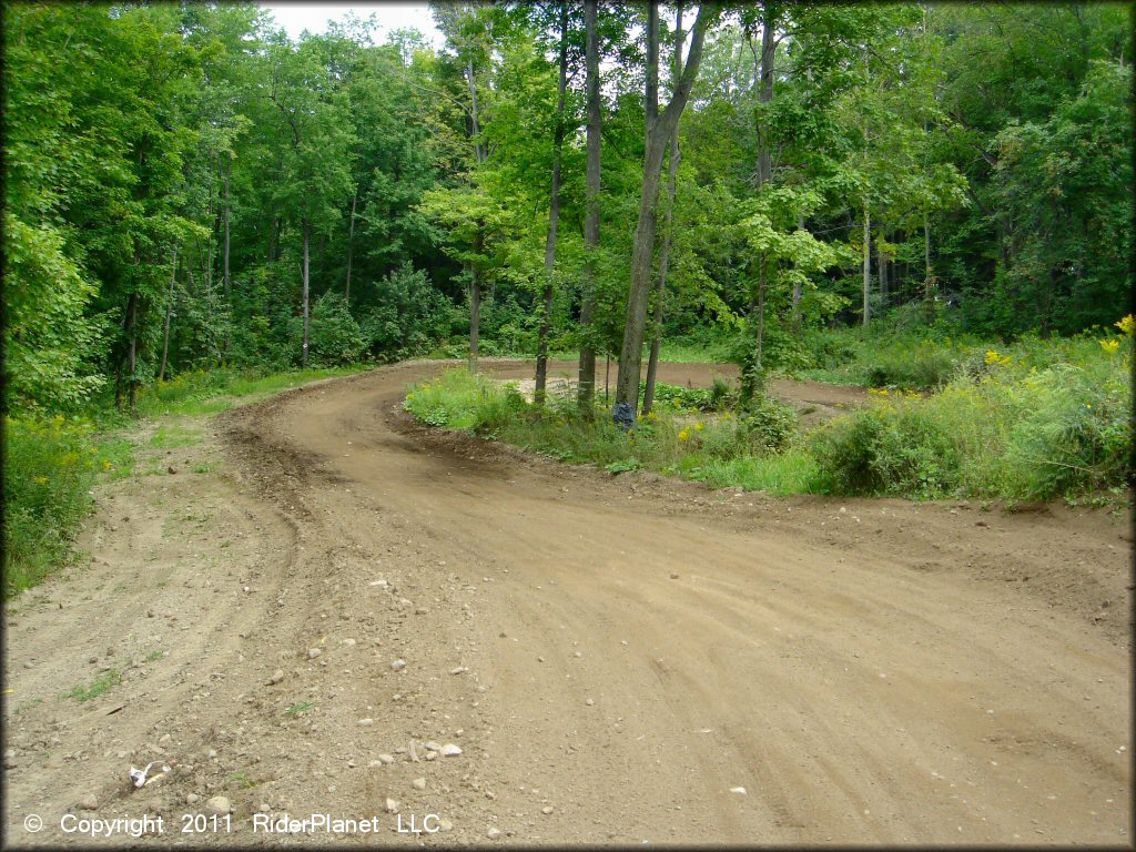 Terrain example at Area 51 Motocross OHV Area