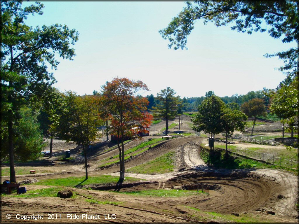 Terrain example at The Wick 338 Track