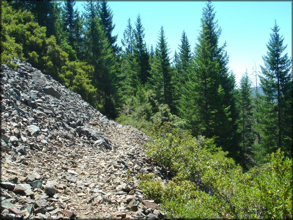 Some rocky terrain at High Dome Trail
