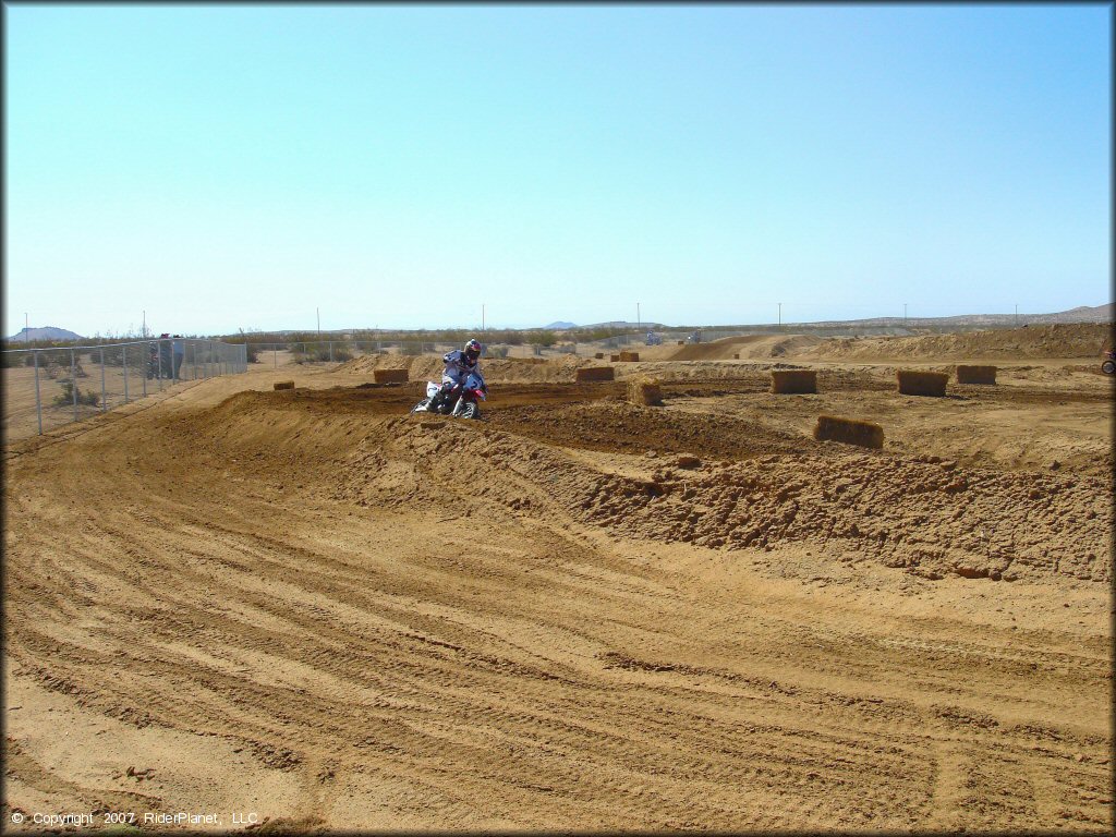 Honda CRF Dirt Bike at Cal City MX Park OHV Area