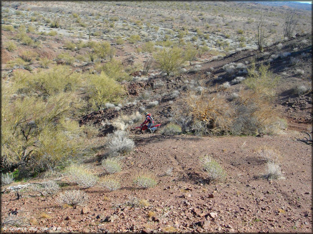 Honda CRF Off-Road Bike at Standard Wash Trail