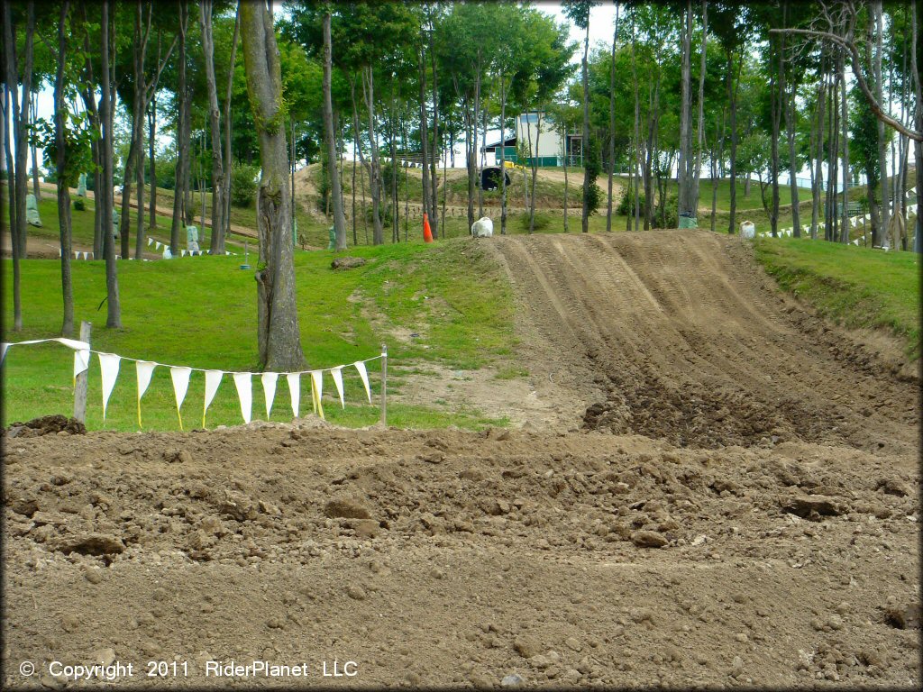 Example of terrain at Area 51 Motocross OHV Area