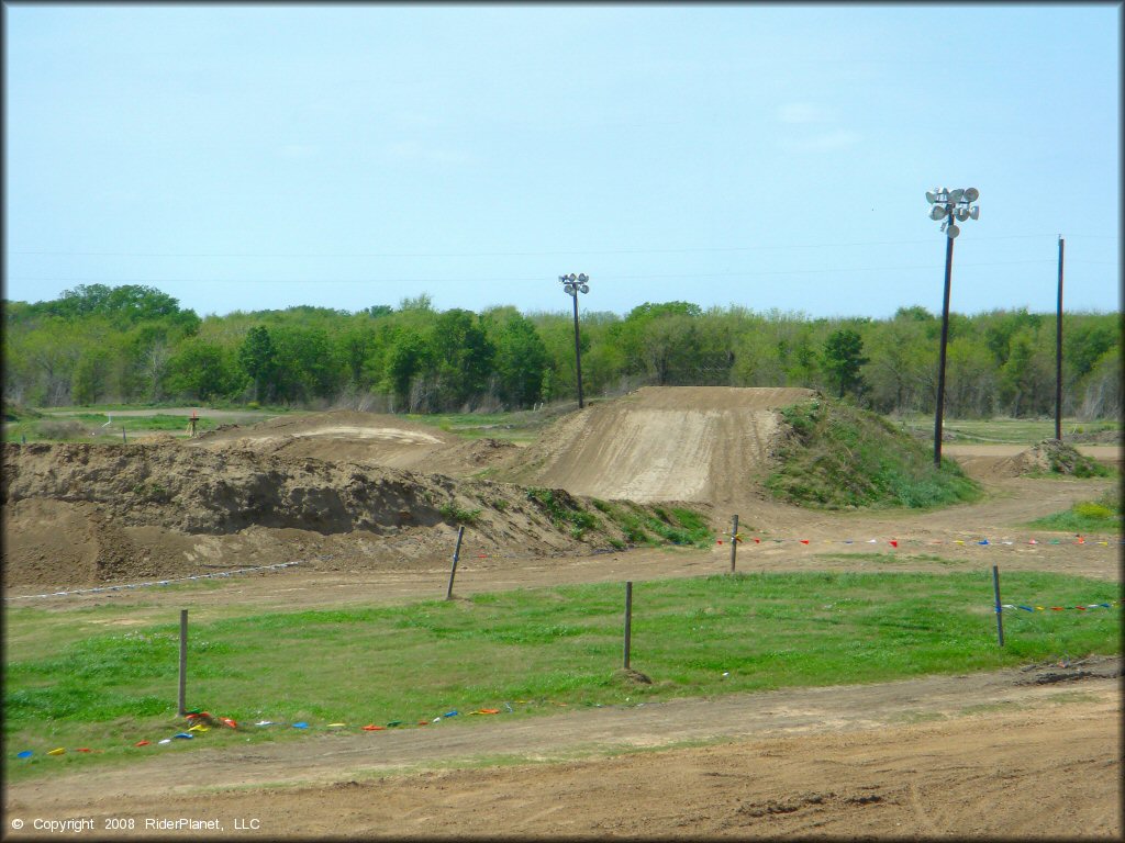 Example of terrain at Lone Star MX OHV Area