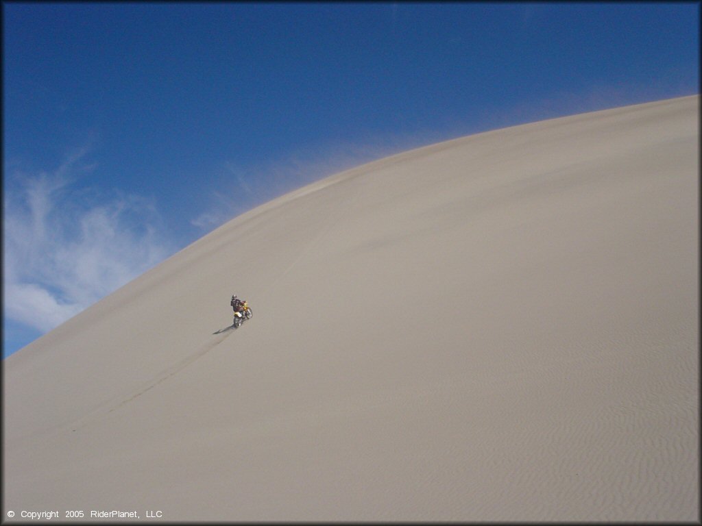 OHV at Tonopah Dunes Dune Area