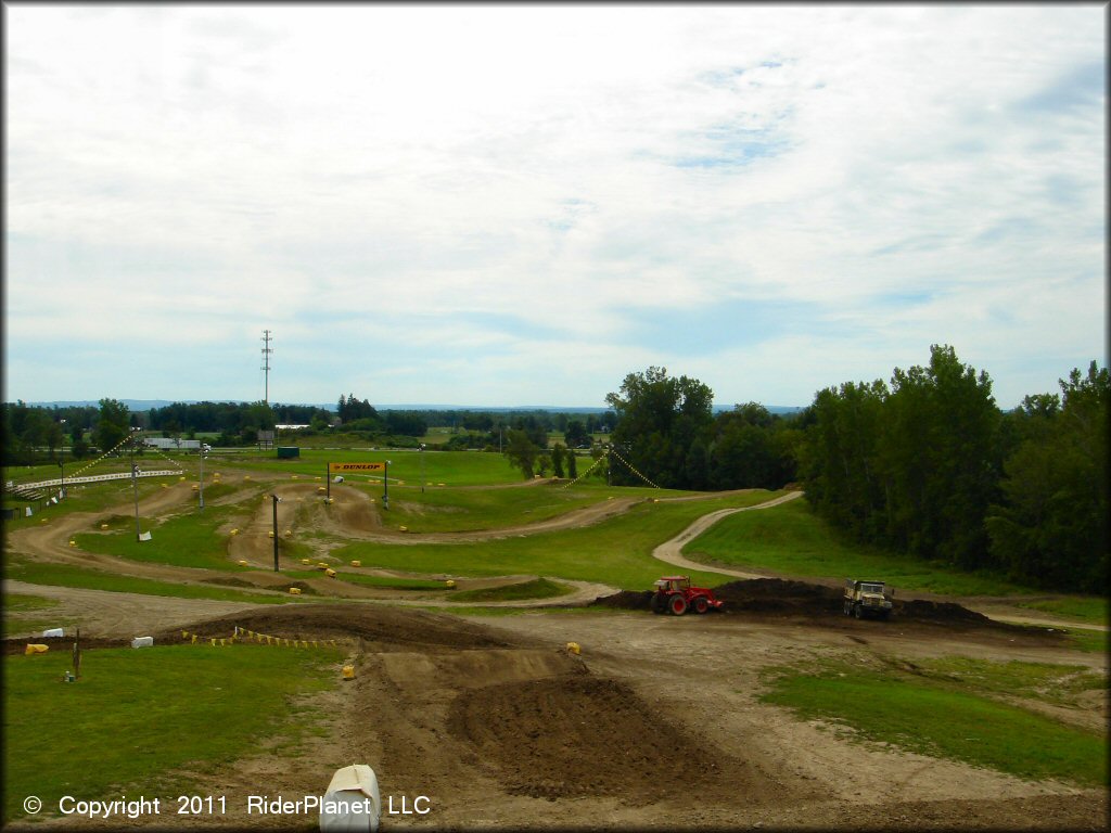 Example of terrain at Area 51 Motocross OHV Area
