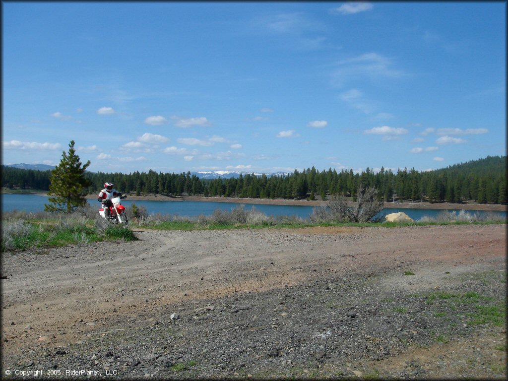 Honda CRF Off-Road Bike at Boca Reservoir Trail