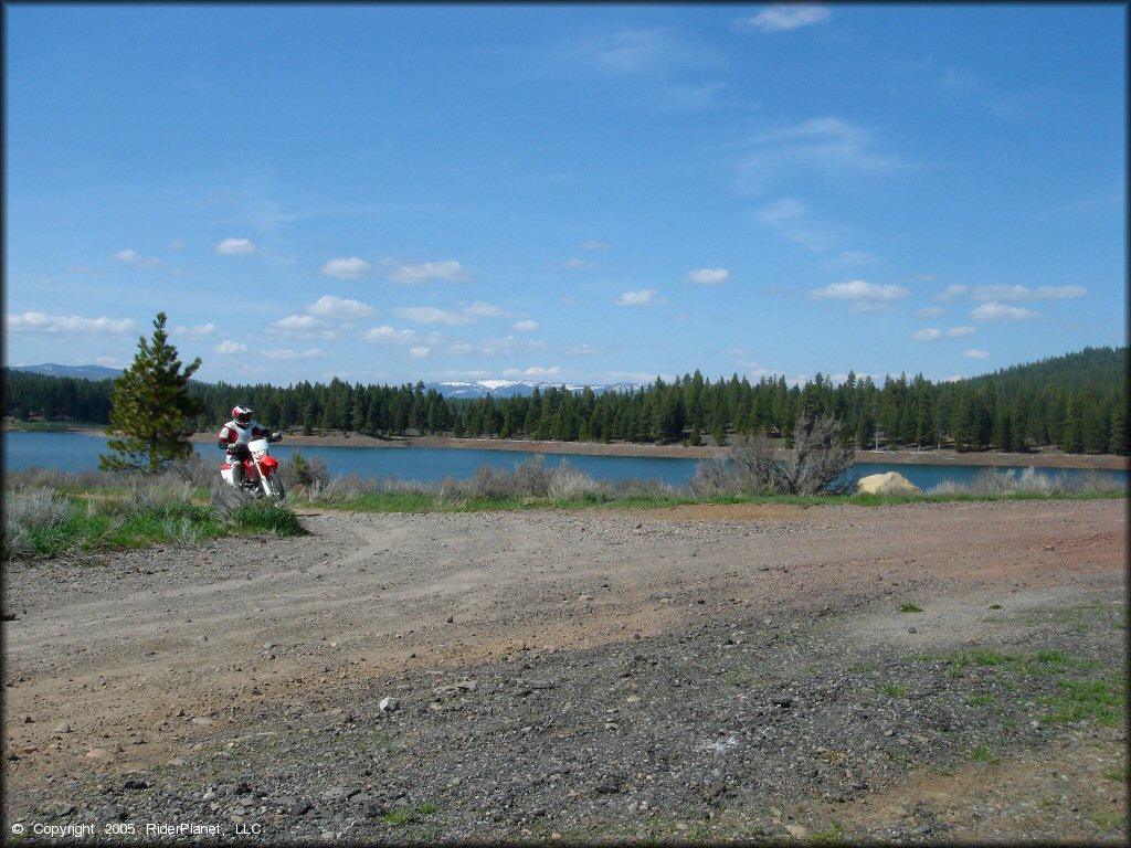 Honda CRF Dirt Bike at Boca Reservoir Trail