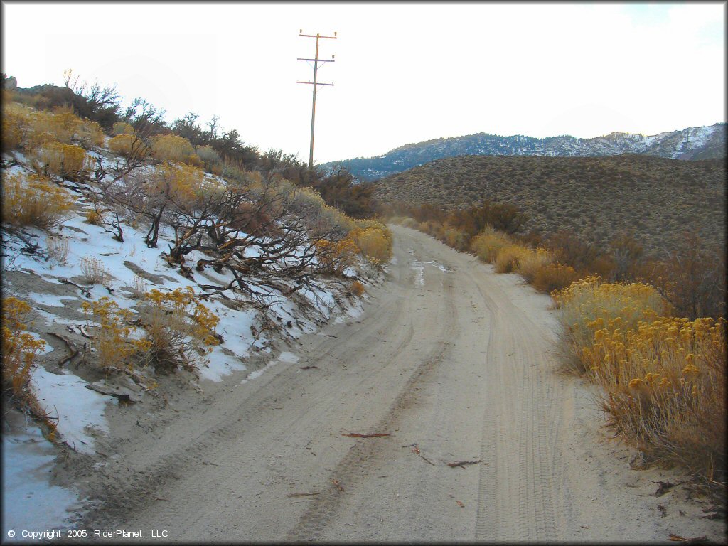 A trail at King's & Voltaire Canyons Trail