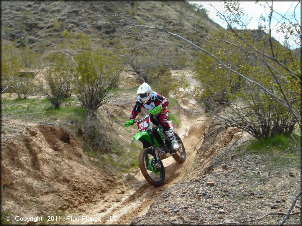 Kawasaki KX Motorcycle at Grinding Stone MX Track