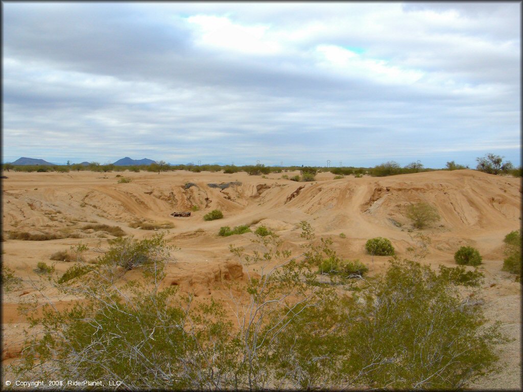 Terrain example at Pinal Airpark Trail