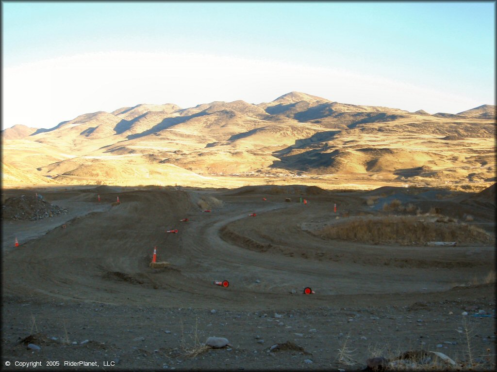 Example of terrain at Wild West Motorsports Park Track